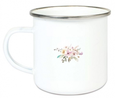 Preview: ♥ zauberhafte Becher Tasse Emailletasse Reh Mutter & Kind  Name,  Wunschname, KITA Kindergarten, Einschulung, Dankeschön, Abschied, Jubiläum, Geschenk, Becher von Lüttentüddel®